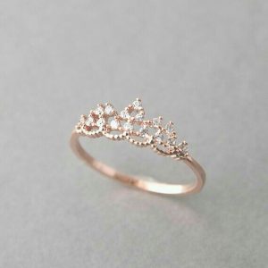Rose Gold Tiara Ring